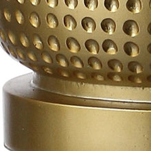 Load image into Gallery viewer, 30" Gold Round Table Lamp With Drum Shade
