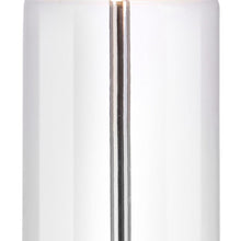 Load image into Gallery viewer, 25" Silver Bedside Lamp With Drum Shade
