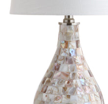 Load image into Gallery viewer, 21" Clear Novelty Desk Lamp With Drum Shade

