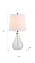 Load image into Gallery viewer, 20" Clear Novelty Table Lamp With Drum Shade
