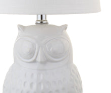 Load image into Gallery viewer, 21" Clear Novelty Desk Lamp With Drum Shade
