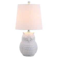 Load image into Gallery viewer, 21" Clear Novelty Desk Lamp With Drum Shade
