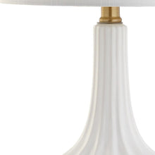 Load image into Gallery viewer, 22" Gold Urn Table Lamp With Drum Shade

