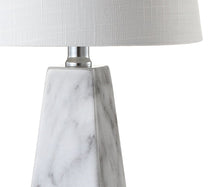 Load image into Gallery viewer, 21" White Novelty Table Lamp With Empire Shade

