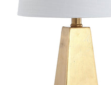 Load image into Gallery viewer, 21" Gold Novelty Table Lamp With Globe Shade
