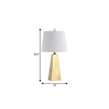 Load image into Gallery viewer, 21" Gold Novelty Table Lamp With Globe Shade
