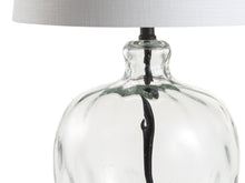 Load image into Gallery viewer, 27" Black Globe Table Lamp With Globe Shade
