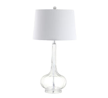 Load image into Gallery viewer, Set of Two 29" Clear Novelty Table Lamps With Drum Shades
