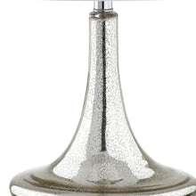 Load image into Gallery viewer, Set of Two 26" Silver Novelty Table Lamps With Drum Shades
