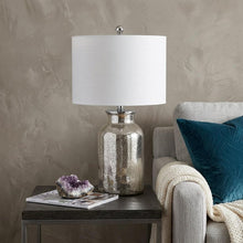 Load image into Gallery viewer, 25" Clear Novelty Table Lamp With Drum Shade
