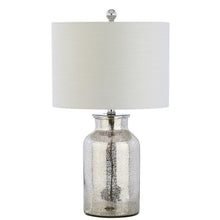 Load image into Gallery viewer, 25" Clear Novelty Table Lamp With Drum Shade
