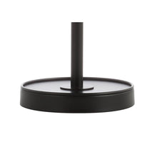 Load image into Gallery viewer, 25" Black Table Lamp With Globe Shade

