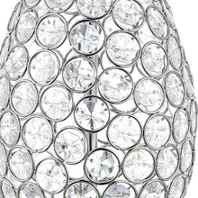 Load image into Gallery viewer, Set of Two 22" Silver Gourd Table Lamps With Empire Shades
