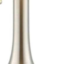 Load image into Gallery viewer, Set of Two 24" Nickel Gourd Table Lamps With Drum Shades
