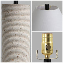 Load image into Gallery viewer, 23" Beige Novelty Table Lamp With Empire Shade
