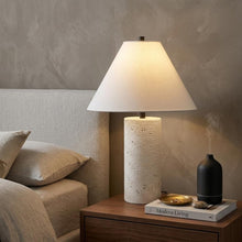 Load image into Gallery viewer, 23" Beige Novelty Table Lamp With Empire Shade
