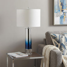 Load image into Gallery viewer, 27" Clear Novelty Table Lamp With Drum Shade
