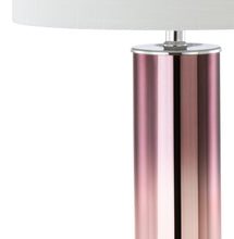 Load image into Gallery viewer, 27" Clear Novelty Table Lamp With Drum Shade
