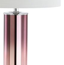 Load image into Gallery viewer, 27" Clear Novelty Table Lamp With Drum Shade
