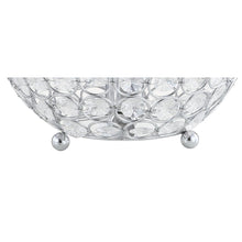 Load image into Gallery viewer, 8" Silver Geometric Globe Table Lamp With Globe
