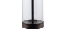 Load image into Gallery viewer, 29" Antiqued Bronze Table Lamp With Drum Shade
