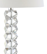 Load image into Gallery viewer, 26" Clear Novelty Table Lamp With Drum Shade
