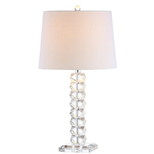 Load image into Gallery viewer, 26" Clear Novelty Table Lamp With Drum Shade
