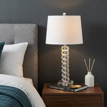 Load image into Gallery viewer, 26" Clear Novelty Table Lamp With Drum Shade
