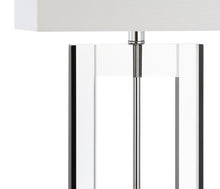 Load image into Gallery viewer, 26" Clear Novelty Table Lamp With Drum Shade
