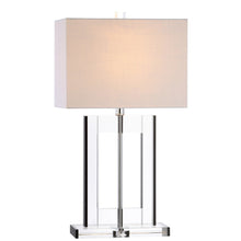 Load image into Gallery viewer, 26" Clear Novelty Table Lamp With Drum Shade
