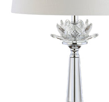 Load image into Gallery viewer, 25" Clear Novelty Table Lamp With Drum Shade
