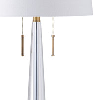 Load image into Gallery viewer, 30" Gold Novelty Table Lamp With Empire Shade
