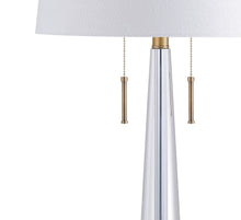 Load image into Gallery viewer, 30" Gold Novelty Table Lamp With Empire Shade
