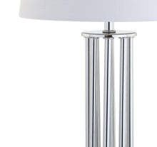 Load image into Gallery viewer, 18" Silver Novelty Column Lamp With Empire Shade
