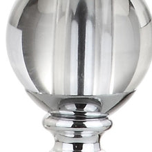 Load image into Gallery viewer, 20" Silver And Clear Novelty Desk Lamp With Empire Shade

