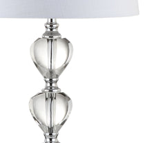 Load image into Gallery viewer, 27" Silver Globe Table Lamp With Drum Shade
