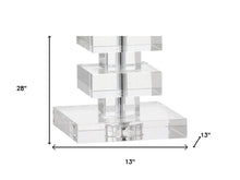 Load image into Gallery viewer, 28" Clear Novelty Table Lamp With Shade
