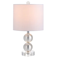 Load image into Gallery viewer, 18" Clear Novelty Table Lamp With Drum Shade
