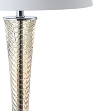 Load image into Gallery viewer, Set of Two 32" Champagne Urn Buffet Lamps With Globe Shades
