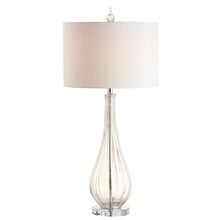 Load image into Gallery viewer, 33" Clear Urn Buffet Lamp With Drum Shade
