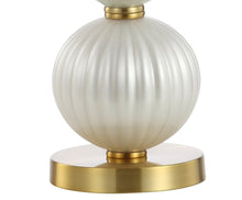 Load image into Gallery viewer, 34" Gold Novelty Table Lamp With Globe Shade
