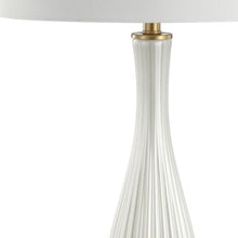 Load image into Gallery viewer, 34" Gold Novelty Table Lamp With Globe Shade

