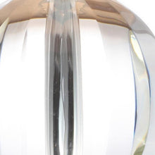 Load image into Gallery viewer, 16" Clear Globe Bedside Lamp With Empire Shade
