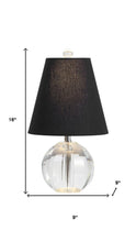 Load image into Gallery viewer, 16" Clear Novelty Table Lamp With Empire Shade
