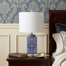 Load image into Gallery viewer, 23" Clear Novelty Table Lamp With Drum Shade
