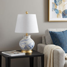 Load image into Gallery viewer, 21" Gold Novelty Table Lamp With Empire Shade

