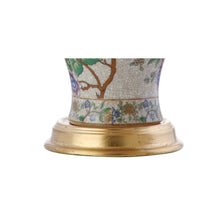 Load image into Gallery viewer, 24" Gold And Off White Urn Table Lamp With Empire Shade
