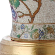 Load image into Gallery viewer, 24" Gold And Off White Urn Table Lamp With Empire Shade
