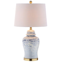 Load image into Gallery viewer, 26" Gold Novelty Table Lamp With Drum Shade
