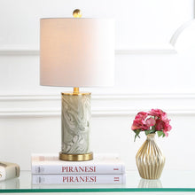 Load image into Gallery viewer, 21" Gold Novelty Table Lamp With Globe Shade
